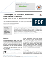 Aeroallergens, Air Pollutants, and Chronic Rhinitis and Rhinosinusitis