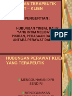 Hubungan Terapeutik Perawat - Klien