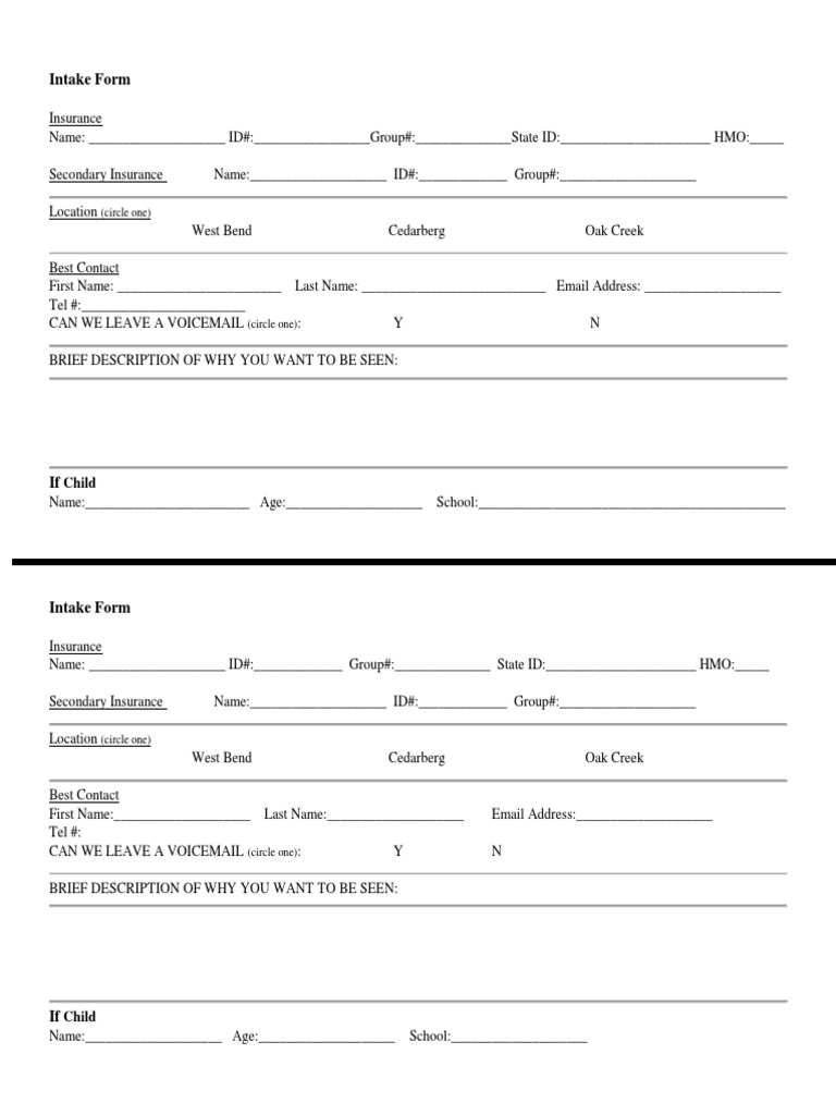 APIC Application Intake Form | PDF | Career & Growth