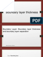 Boundary Layer Thickness