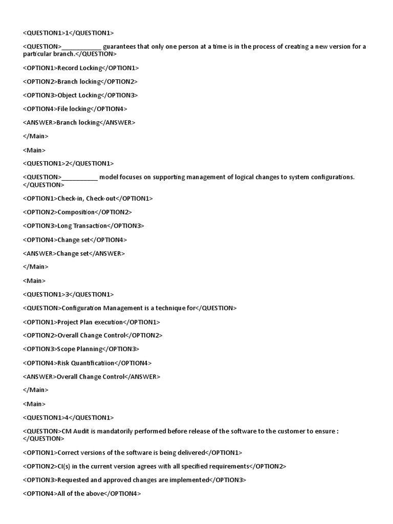 Quality 101 | PDF | Version Control | Quality Management