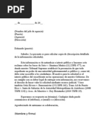 Carta Solicitud de Cotizacion