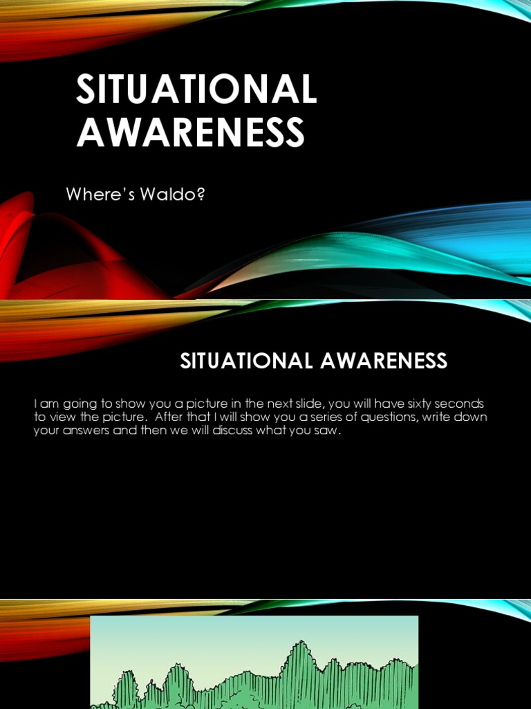 Enhancing Situational Awareness Skills | PDF | Undercover Operation ...
