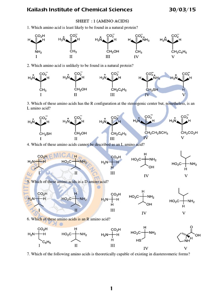 Amino Acids: Properties and Electrophoresis | PDF | Amino Acid | Alanine