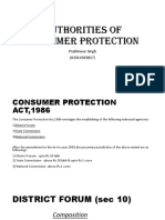 Authorities of Consumer Protection