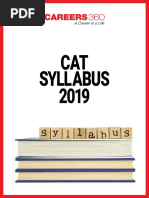 CAT Syllabus 2019