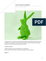 How To Design A Low Poly Bunny Rabbit