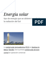 Energía Solar - Wikipedia, La Enciclopedia Libre