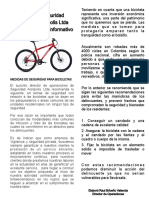 Recomendaciones de Seguridad para Evitar Hurto de Bicicletas