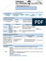 Sesión de Aprendizaje 07-5º