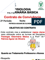 Contrato de Convivência - Fisiologia Veterinária Básica - Noite