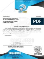 Carta Convite-Presidente Linhares