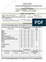 Learner's Permanent Academic Record For Junior High School (SF10-JHS)