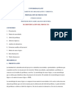 m1 Identificación Del Proyecto PDF