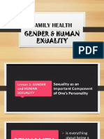 Family Health: Gender & Human Exuality