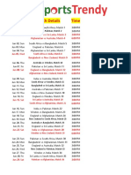 Icc Cricket World Cup 2019 Schedule