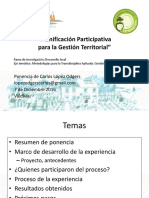 Ponencia Congreso Valdivia Dic 2016 Planificacion Participativa Para La Gestión Territorial