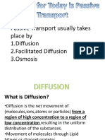 Passive Transport Usually Takes Place by 1.diffusion 2.facilitated Diffusion 3.osmosis
