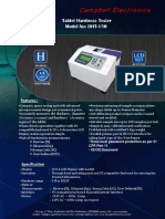 Campbell Electronics: Tablet Hardness Tester Model No: DHT-150