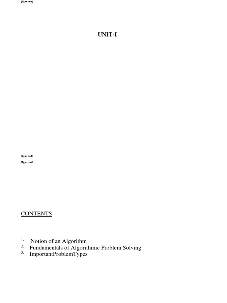 Fundamentals of Algorithmic Problem Solving | PDF | Algorithms ...