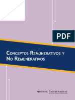 Conceptos Remunerativos y No Remunerativos