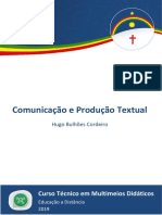 Caderno MMD - Comunicação e Produção Textual (2.ed. - 2019 ETEPAC)