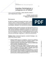 Demandas Fisiologicas y Psicologicas en El Fgutbol PDF