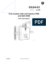 Fuel System With Unit Injector PDE and EDC MS6: en-GB