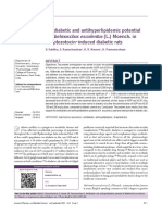 Antidiabetic and Antihyperlipidemic Potential of Abelmoschus Esculentus (L.) Moench. in Streptozotocin Induced Diabetic Rats