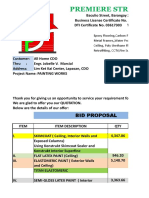 Premiere Structures Enterprises: Bid Proposal