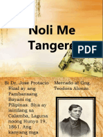 Noli Me Tangere Report