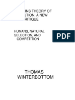 Thomas Winterbottom: Darwins Theory of Evolution: A New Critique