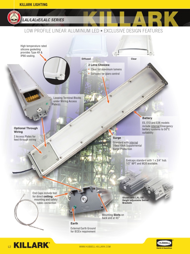 Low Profile Linear Aluminum LED Lighting Series Provides Reliable ...