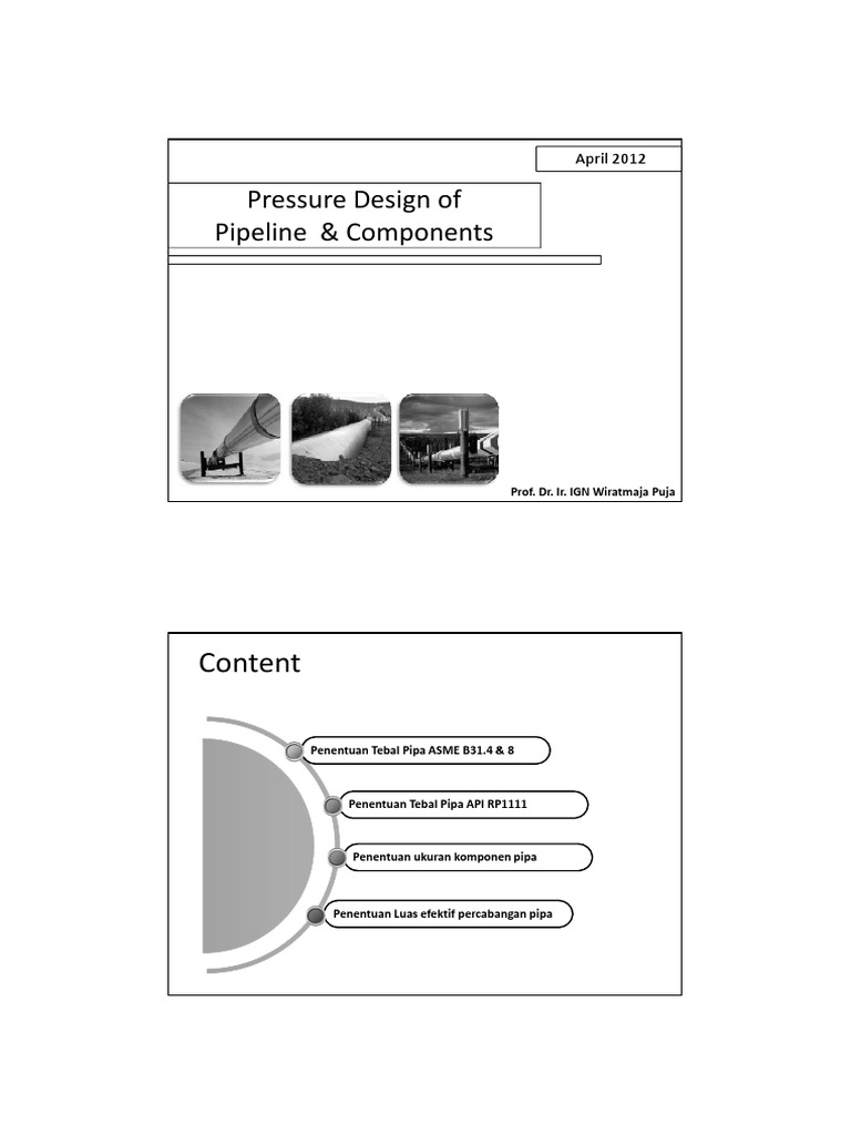 Pressure Design of Piping Systems | PDF | Pipe (Fluid Conveyance ...