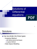 Solutions of Differential Equations