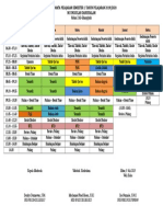 Contoh Jadwal Kelas