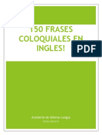 150 frases coloquiales en inglés