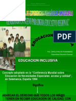 EDUCACIÓN INCLUSIVA