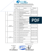 Jadwal Kegiatan KTI Dan PTK 2019