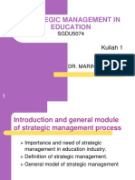 Strategic Management in Education: Kuliah 1