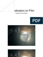 RT Indication On Film: Dissimilar Inconel Welds