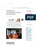 Competencias Comunicativas - Qué Son y Cómo Mejorarlas PDF