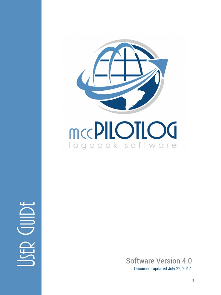 mccPILOTLOG UserGuide PDF | PDF | Mobile App | Http Cookie