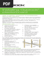 Installing Gyprock Plasterboard: How To Install Gyprock Plasterboard Walls and Ceilings