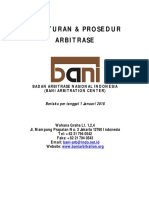 Peraturan Dan Prosedur Arbitrase BANI 2018-Bahasa Indonesia