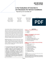 Evaluation of Concrete in Existing Massive Structures for Service Conditions