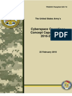 US Army: Cyberspace Ops Capability Plan