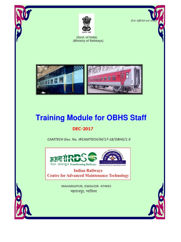 Training Module For On Board Housekeeping Services Obhs Staff Pdf
