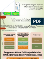 Pengembangan Aplikasi Metode Perencanaan Kebutuhan SDMK Kabid Perencanaan (Rev)