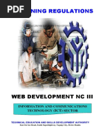 TR - Web Development NC III